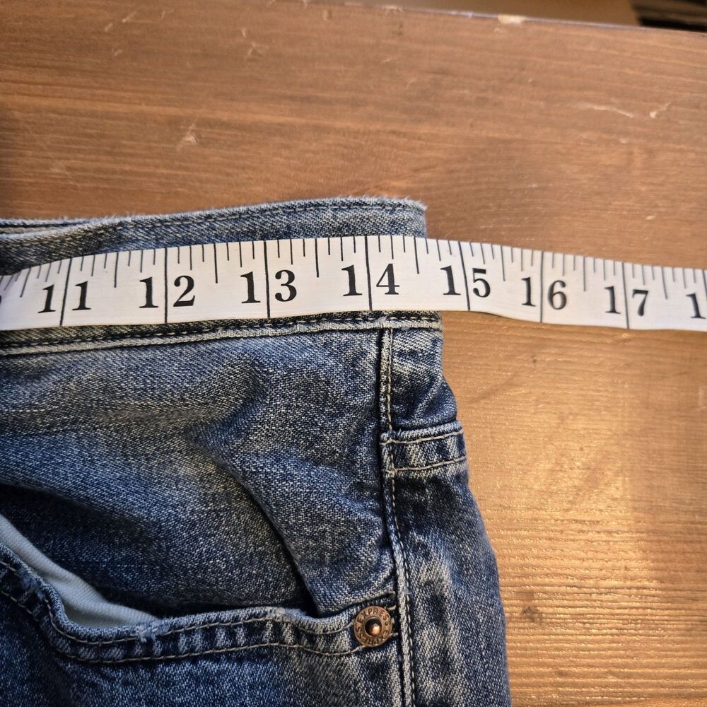 Express Precision Fit Women's Boot Cut Denim Blue Jeans, 30W 32L, Vtg 90s Y2K - Picture 5 of 8